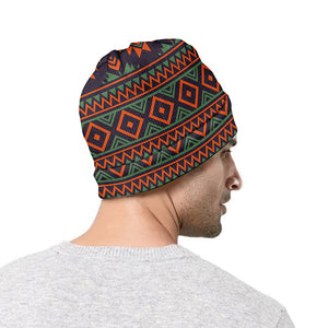 Retro Tribal Navajo Pattern Print Beanie