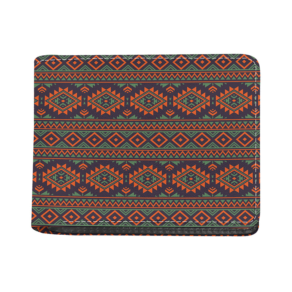 Retro Tribal Navajo Pattern Print Bifold Wallet