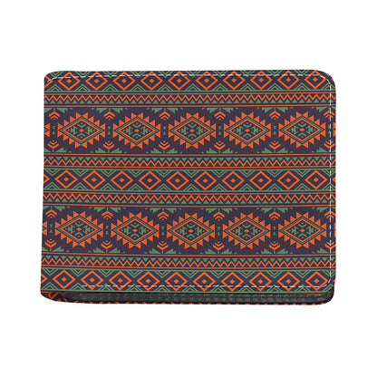 Retro Tribal Navajo Pattern Print Bifold Wallet