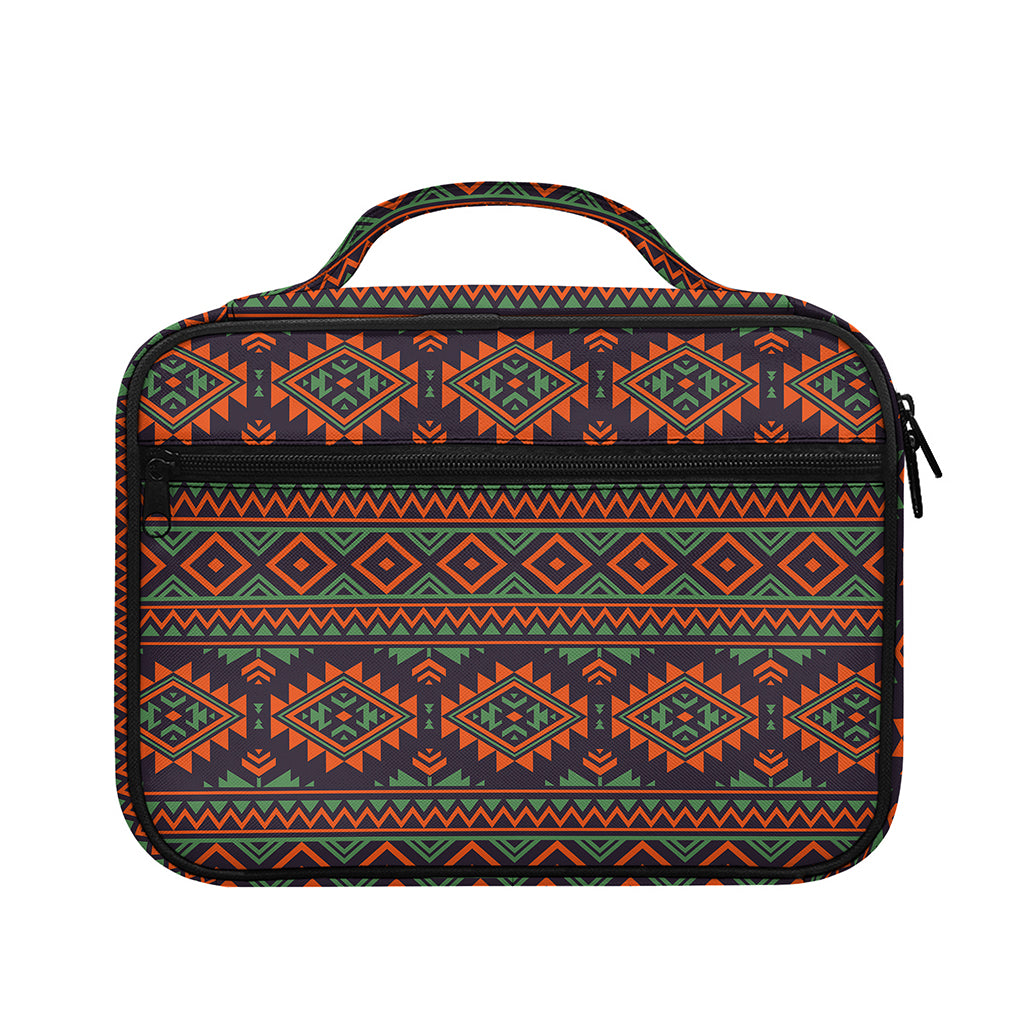 Retro Tribal Navajo Pattern Print Briefcase Bible Bag