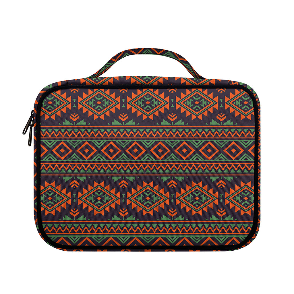 Retro Tribal Navajo Pattern Print Briefcase Bible Bag