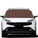 Retro Tribal Navajo Pattern Print Car Windshield Snow Cover