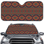 Retro Tribal Navajo Pattern Print Car Windshield Sun Shade