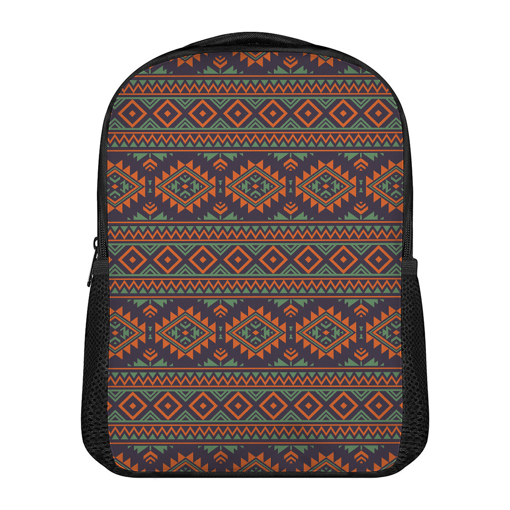 Retro Tribal Navajo Pattern Print Casual Backpack