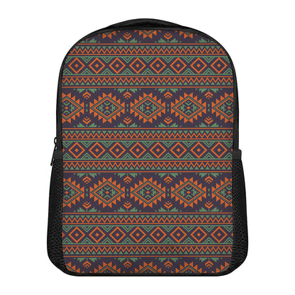 Retro Tribal Navajo Pattern Print Casual Backpack