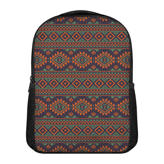 Retro Tribal Navajo Pattern Print Casual Backpack