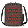 Retro Tribal Navajo Pattern Print Crossbody Lunch Bag