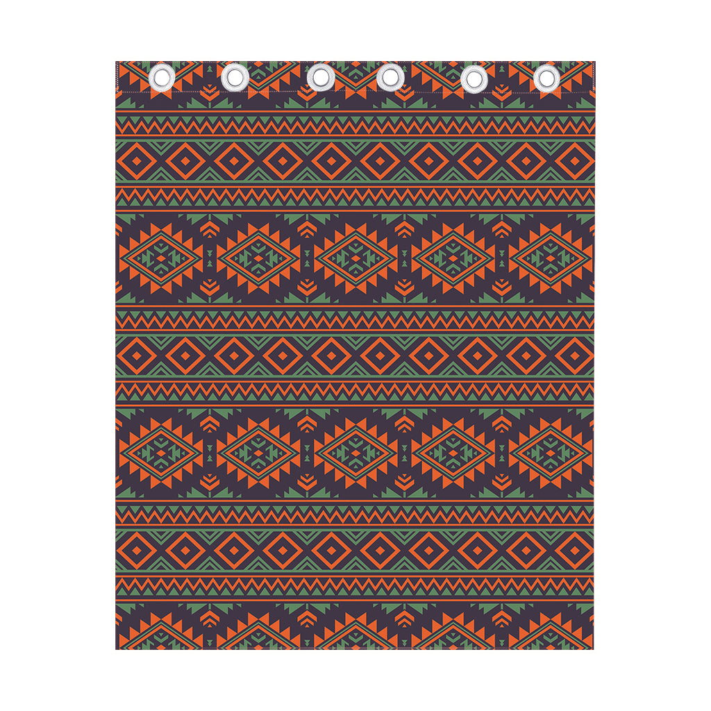 Retro Tribal Navajo Pattern Print Curtain