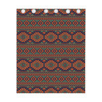Retro Tribal Navajo Pattern Print Curtain