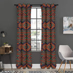 Retro Tribal Navajo Pattern Print Curtain
