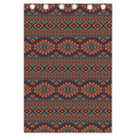 Retro Tribal Navajo Pattern Print Curtain
