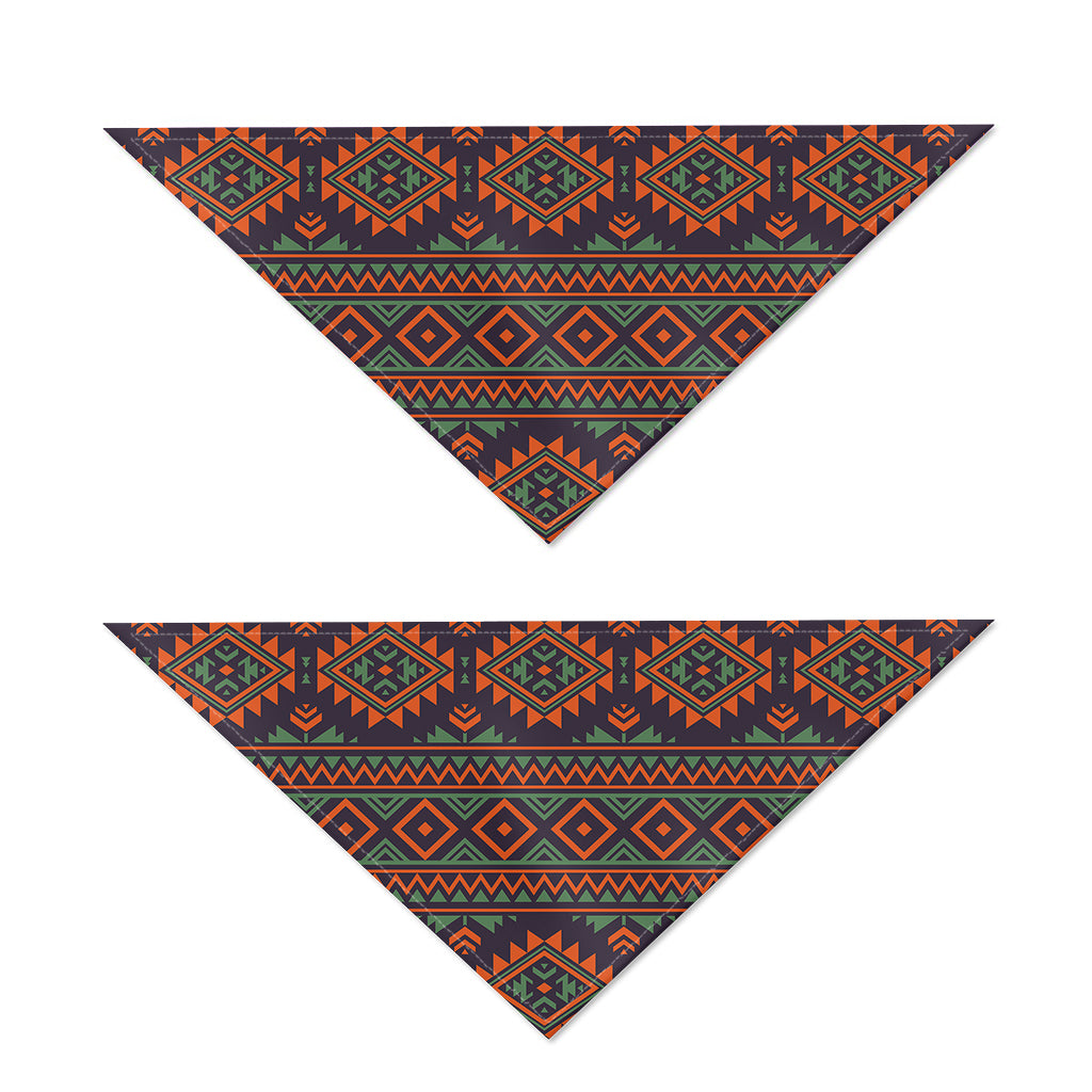 Retro Tribal Navajo Pattern Print Dog Bandana
