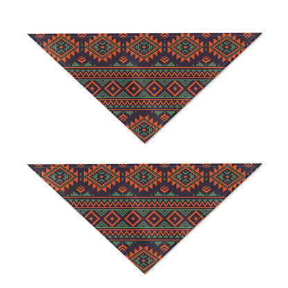Retro Tribal Navajo Pattern Print Dog Bandana