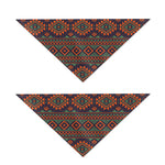 Retro Tribal Navajo Pattern Print Dog Bandana