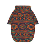 Retro Tribal Navajo Pattern Print Dog Zip Up Hoodie