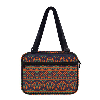 Retro Tribal Navajo Pattern Print Double Strap Bible Bag