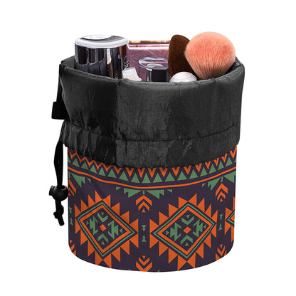 Retro Tribal Navajo Pattern Print Drawstring Makeup Bag