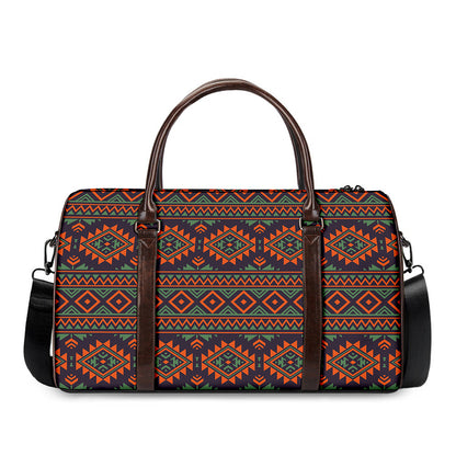 Retro Tribal Navajo Pattern Print Duffle Bag