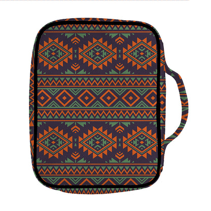 Retro Tribal Navajo Pattern Print Front Pocket Bible Bag