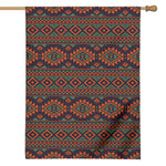 Retro Tribal Navajo Pattern Print House Flag