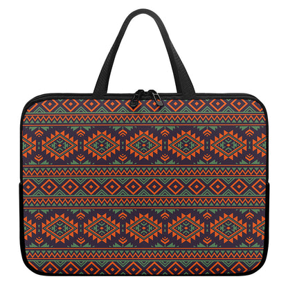 Retro Tribal Navajo Pattern Print Laptop Sleeve With Handle