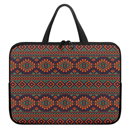 Retro Tribal Navajo Pattern Print Laptop Sleeve With Handle