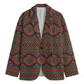 Retro Tribal Navajo Pattern Print Men's Blazer