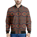 Retro Tribal Navajo Pattern Print Men's Bomber Jacket
