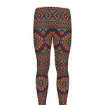 Retro Tribal Navajo Pattern Print Men's leggings