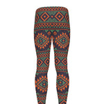 Retro Tribal Navajo Pattern Print Men's leggings