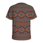 Retro Tribal Navajo Pattern Print Men's Sports T-Shirt