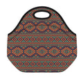 Retro Tribal Navajo Pattern Print Neoprene Lunch Bag
