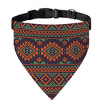 Retro Tribal Navajo Pattern Print Over The Collar Dog Bandana