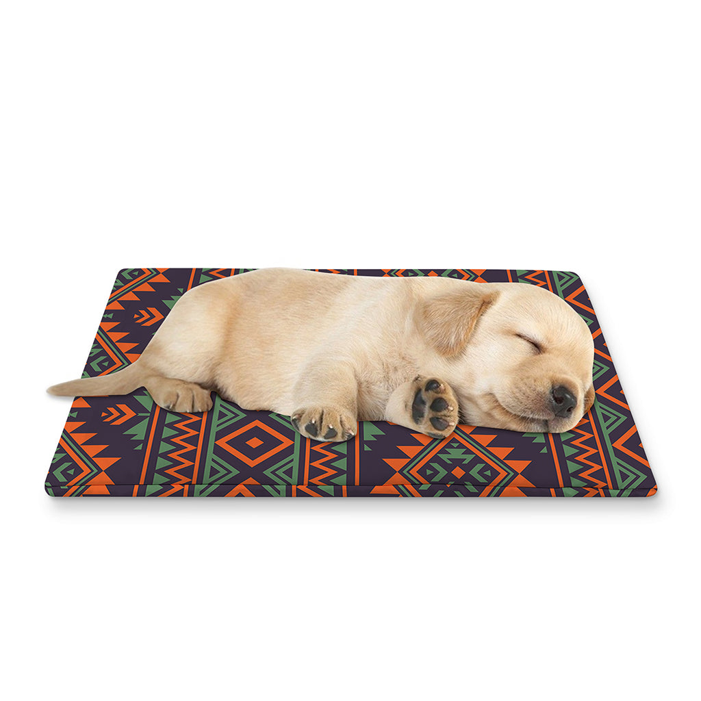 Retro Tribal Navajo Pattern Print Pet Cooling Mat Cover
