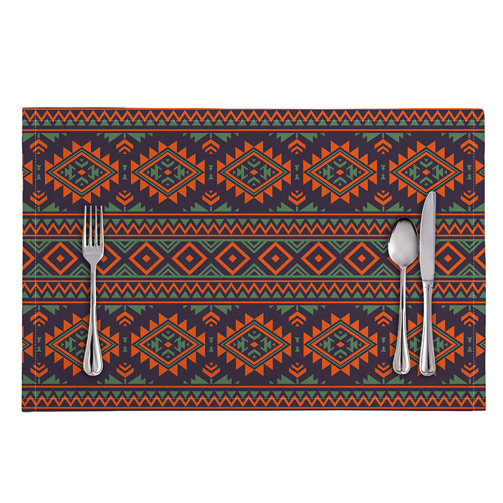 Retro Tribal Navajo Pattern Print Placemat