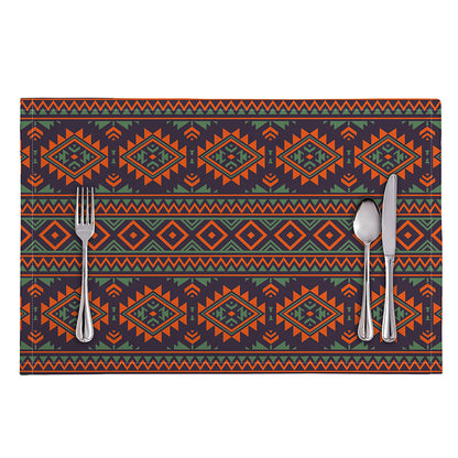 Retro Tribal Navajo Pattern Print Placemat