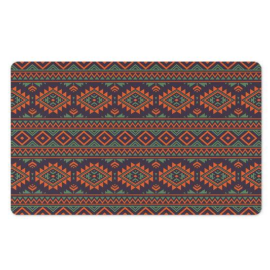 Retro Tribal Navajo Pattern Print Polyester Doormat