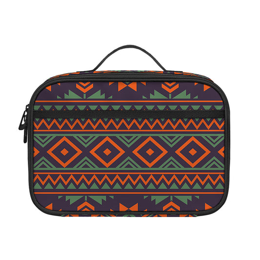 Retro Tribal Navajo Pattern Print Portable Lunch Bag