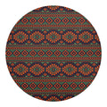 Retro Tribal Navajo Pattern Print Round Blanket