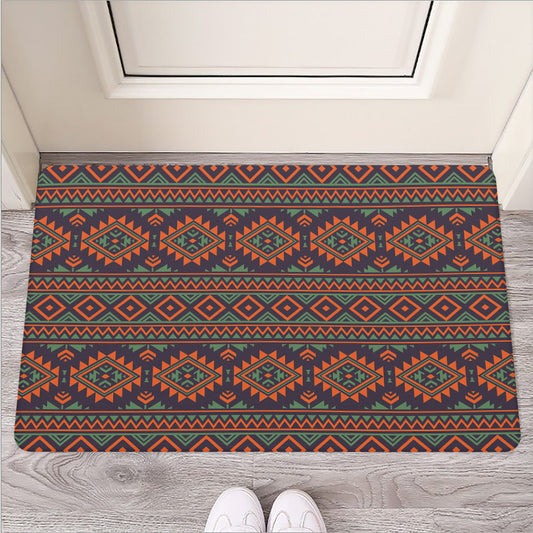 Retro Tribal Navajo Pattern Print Rubber Doormat