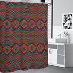 Retro Tribal Navajo Pattern Print Shower Curtain