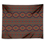 Retro Tribal Navajo Pattern Print Tapestry