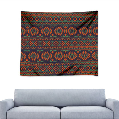 Retro Tribal Navajo Pattern Print Tapestry