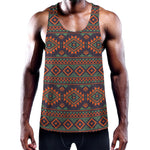 Retro Tribal Navajo Pattern Print Training Tank Top