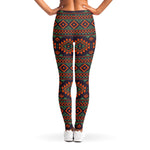 Retro Tribal Navajo Pattern Print Women's Leggings
