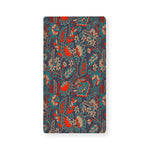 Retro Vintage Bohemian Floral Print Baby Crib Sheet