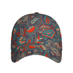 Retro Vintage Bohemian Floral Print Baseball Cap