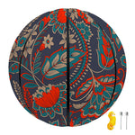 Retro Vintage Bohemian Floral Print Basketball