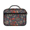 Retro Vintage Bohemian Floral Print Briefcase Bible Bag