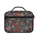 Retro Vintage Bohemian Floral Print Briefcase Bible Bag